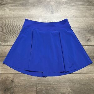 Nike Dri-Fit Club High Rise‎ Golf Tennis Blue Pocket Skirt Skort Size XS